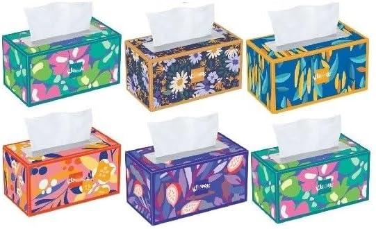Trusted-Care Facial Tissues, 2-Ply, 6 Big Boxes (230 Tissues per Box, 1,380 Total)  Soft, Strong, and Absorbent  Unscented  Packaging May Vary