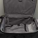 SwissGear Sion Softside Expandable Luggage, Dark Grey, Checked-Large 29-Inch