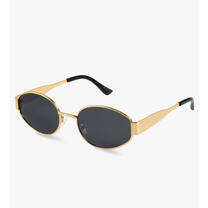 livho 2025 Trendy Oval Sunglasses - Stylish Polarized Shades for Everyday - Retro Metal Frames