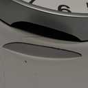 Geevon 12 Inch Atomic Wall Clock - Self-Setting Analog Clock with Automatic Time Sync - Battery Operated for Home Office School - Silver Frame