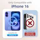 OAOA Magnetic Engraved Case Compatible with iPhone 16 Case, Compatible with Magsafe, Camera All-Round Protection, Slim Liquid Silicone Phone Case for Women Girls, Light Brown Flower