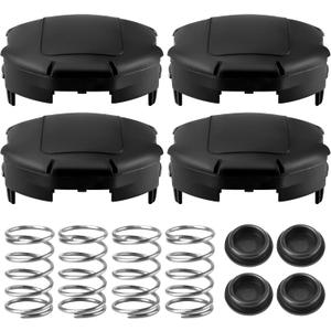X472000070 Head Trimmer Weed Speed Feed Cap 400 and Spring Kit Fits for Echo Weedeater String Spool Cover 4" Heads SRM-225, SRM-230, PAS-225(4Pack)