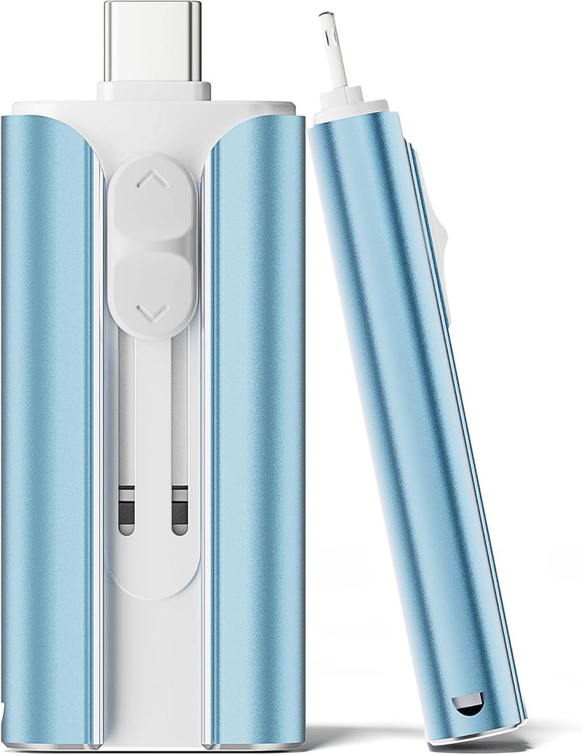 MFi Certified Flash Drive 256GB for iPhone Thumb Drive, USB Memory Stick iPhone Flash Drive Photo Stick for Photos Videos, High Speed External Storage Jump Drive for iPhone/iPad/Android/PC(Sky Blue)