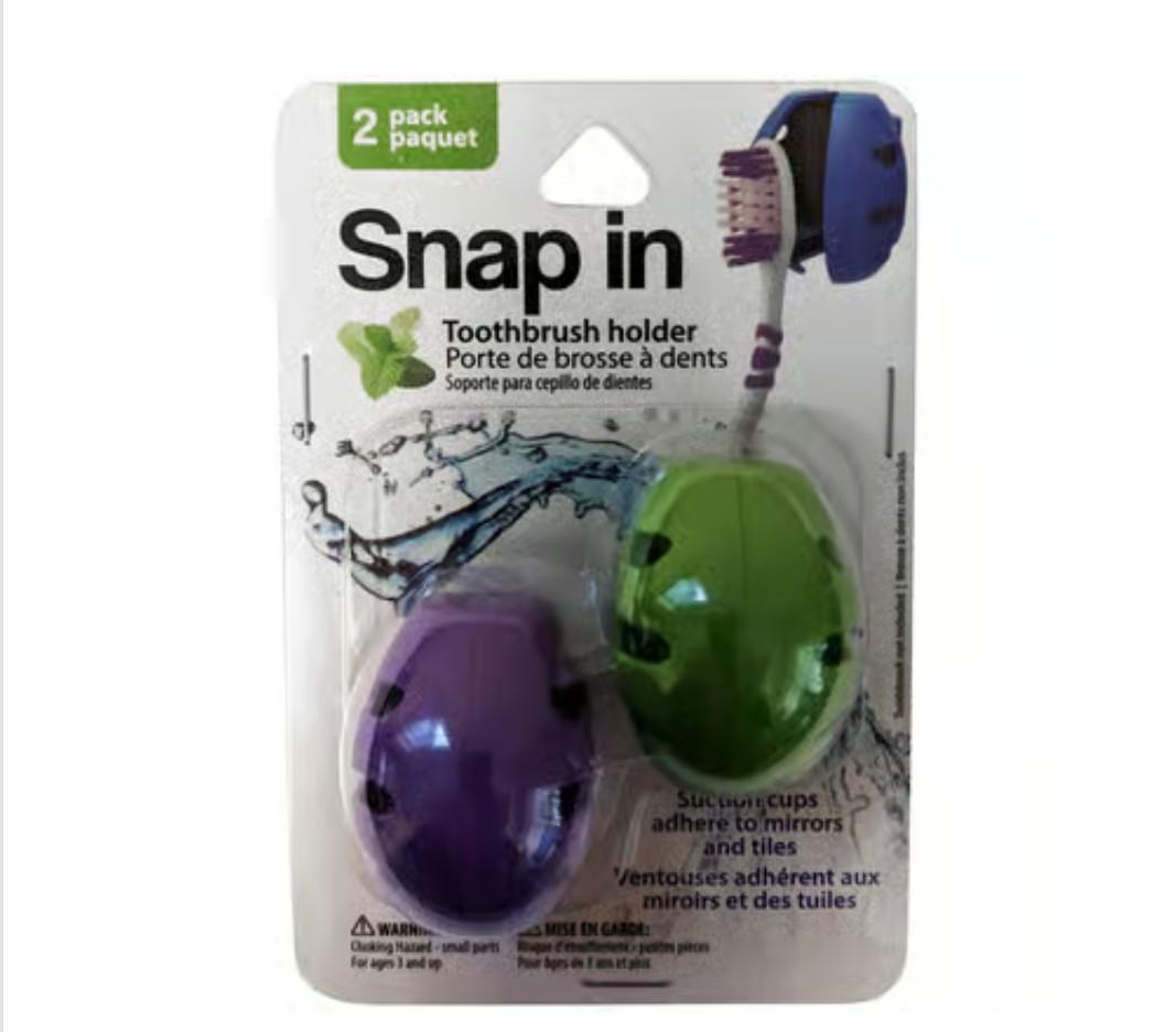 Jacent Assorted Plastic Toothbrush Holder