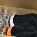 Amazon Basics Kids Velvet, Non-Slip Clothes Hangers for Infant and Toddler, 11.6 in (for baby clothes), Pack of 50, Black