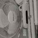 HOLMES 16" Digital Stand Fan, 80 Oscillation, 3 Speeds, 3 Modes, 7.5-Hour Timer, Adjustable Height, 30 Head Tilt, Ideal for Home, Bedroom or Office, Remote Control, White