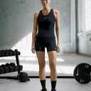Nike Women's Victory Baselayer Dri-FIT Fitness Tank (Black, S)