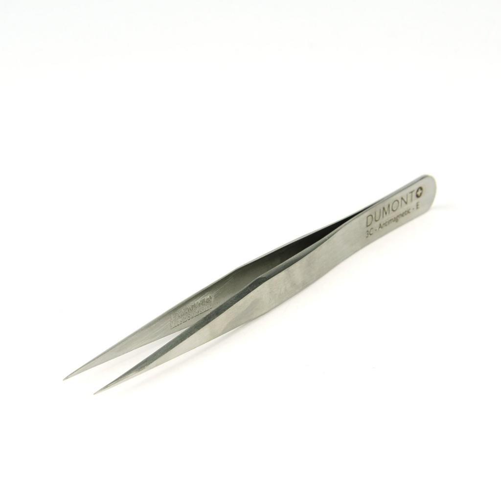 Genuine Dumont High-tech Matte Finish Tweezers, Anti-Magnetic, Style 3c | TWZ-302.18
