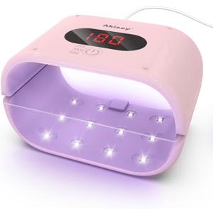 akisey UV Light for Resin - Two-Sided, 36W, Adjustable Time Setting(2m, 3m, 5m), Fast Curing UV Lamp for Molds DIY Craft Decor Jewelry Making