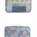 BAGAIL 2 Set Packing Cubes Luggage Packing Organizers for Travel Accessories-Red Flamingo