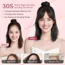 SEGO Clip in Side Bangs Real Human Hair, Hand-tied Base Invisible Edges Breathable Fluffy Clip in Hair Pieces for Women -Side #02 Mocha Brown