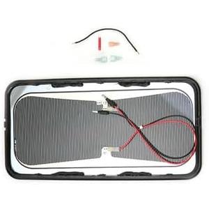 Velvac 709309 Door Mirror Glass Heated Glass W/Bezel