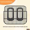 BQMAX Grill Grate for Kenmore 2-Burner Retro Portable Gas Grill, Cooking Grate for Kenmore Portable Propane Gas Grill, Grill Grate for Kenmore Grill Replacement Parts