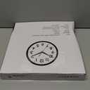 AKCISOT 14 Inch Wall Clock Silent Non-Ticking Modern Wall Clocks Battery Operated - Analog Classic Clock for Office, Home, Bathroom, Kitchen, Bedroom, School, Living Room(Black)