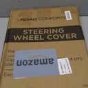Road Comforts Leather Steering Wheel Cover - Made with PVC Leather - Anti-Slip, Universal Fit 14 1/2 inches to 15 inches - Purple