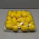 30 Pack Faux Yellow Lemons Artificial Fruits Fake Lemons Lifelike Simulation for Lemonade Party Kitchen Table Summer Decorations Vase Fillers Fruit Bowl Lemon Wreath Garland Photography Props