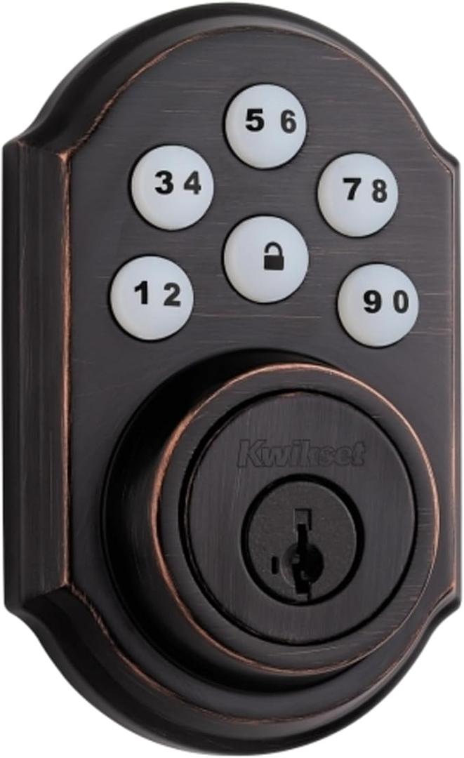 910 SmartCode Traditional Electronic Deadbolt with Z-Wave Technology