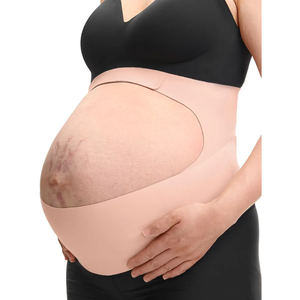 Momcozy Pregnancy Belly Band, CozySupport Ergonest Maternity Belly Band, Invisible Pregnancy Belt for Back, Abdomen, Waist