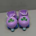 Kids Roller Skate for Girls Boys Ages 2-5 Years Old, Adjustable Toddler Rollerskates, Children Beginner Roller Skate (Violet)