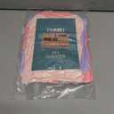 POMIU Dog Sweater, Dog Sweaters for Small Medium Dogs or Cat, Warm Soft Flannel Pet Clothes for Dogs Girl or Boy, Dog Shirt Coat Jacket (Peach+Purple+Rose, Large)