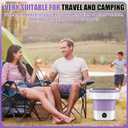 Portable Washing Machine 16L Mini Laundry Washer 3 Modes with Spin Basket Laundry Machine Cleaning Depth Underwear,Baby Clothes Small Shirt for Apartments Dormitories Hotels and Camping