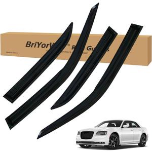 Vent Shades Rain Guards for Chrysler 300 2010 2011 2012 2013 2014 2015 2016 2017 2018 2019 2020 2021 2022 2023 Accessories, for Chrysler 300 Window Deflectors Window Visors