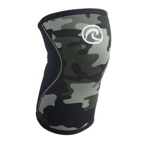 Rehband RX Knee Support for Strength Training & Fitness - 7mm Neoprene Knee Sleeve, Flexible & Non-Slip, Knee Sleeve for Men & Women, Colour:Camo, Size:Large (Camo - 1 Piece)