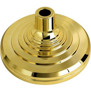 This Base Stand for Indoor Flagpole, Gold Interior Flag Holder Stands for Pole Compatible with 1.3 Inch,1.1 and 0.9 Inch Diameter Flag Pole Prefect for Classroom, Churches, Meeting, Outdoor, Party