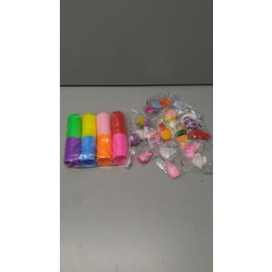 Howzcci 24 Pack Easter Eggs Candy Bags Gifts and 24Pcs of Squishy Toys