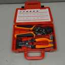 PEBA Crimping Tool and Dupont Connector Kit - 28 Types of Dupont 2.54 mm Connectors & Crimp Pins, 2.0 mm JST-PH & 2.5mm JST-XH Housings and Contacts, for DIY Electronics - Suitable for AWG 32-20 Wires