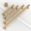 10 Pack Champagne Bronze Knurled Cabinet Knobs for Dresser Drawer Pulls Champagne Gold Cupboard Hardware for Cabinets CK0026
