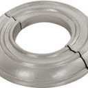 Renovators Supply Manufacturing Aluminum Escutcheon Plate 3.88" OD Escutcheon 1.5" IPS Lacquered Satin Finish Radiator Flange