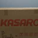 KASARO 3D Faux Stone Wall Panels, 4 PCS PU Wainscoting Panel for Interior Wall Decor, Cement Texture Thicker Accent for Home, Office, 43.3  23.6 inch, Golden Hemp