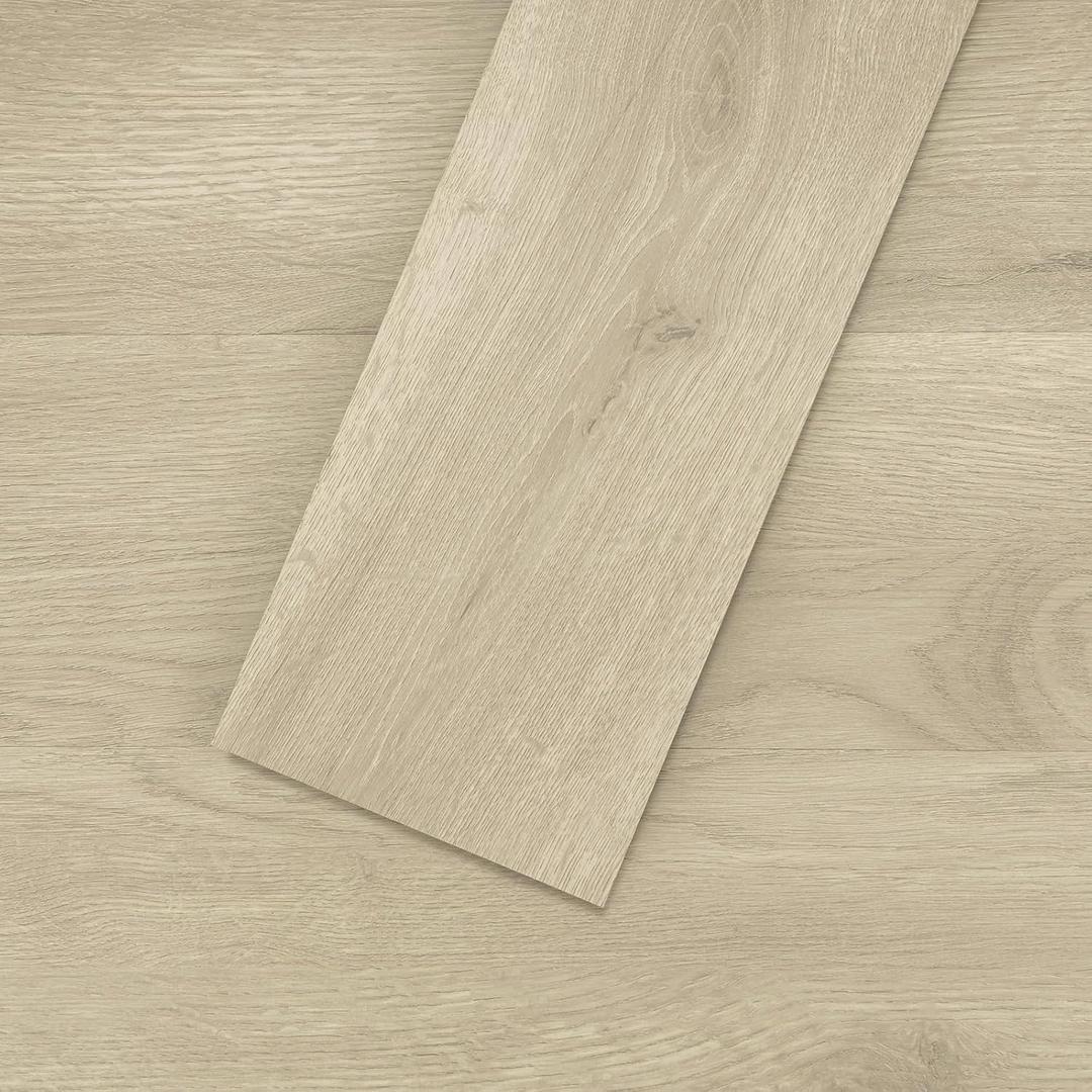 Mysflosy Peel & Stick Floor Tile, 36-Pack 54 Sq.Ft Waterproof Luxury Vinyl Flooring Self-Adhesive, Wood-Look Vinyl Planks for DIY Installation