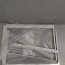 LBG Products Window Air Conditioner Side Panel and Frame Set,AC Accordion Filler Kit,Fits Most 12000BTU Window Air Conditioners,Window AC Side Panels
