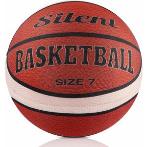 Silent Basketball with Cover-Size 7 Indoor aBasketball, Soundless Foam-Basketball Higher Bounce Noiseless for Quiet Dribbling and Indoor Training