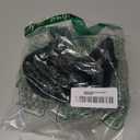 Dog Muzzle, Soft Breathable Dog Muzzles Suitable Dogs, Adjustable Basket Muzzles Prevents Chewing and Biting for Grooming Trimming Training (Black, M (33lb))