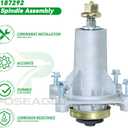 587819701 Spindle Assembly Kit Replaces 532187281 587820301 532187292 587253301 532192870 587125401 192872 for Husqvarna Craftsman 42" 46" 48" 54" YT3000 YT4000 Z254 YTH18542 YTH2348 Decks