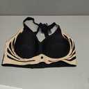 Womens Wireless Bras Comfortable No Underwire Bralettes Full Coverage Everyday Bras (XX-Large, Black)