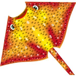 HONBO Ray Kite for Kids&Adults，Large Kite for Beach,Easy to Fly Delta Kite Single Line, Kite Handle Include