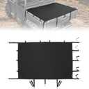 KEMIMOTO Tonneau Covers Compatible with Can-Am Defender HD 5/7/ 8/9/ 10 DPS XT XMR Max 2016-2024 Cargo Bed Cover Net Bed Rail Cargo Protection with Straps