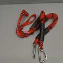 Bungee Dock Lines for Boats, 2 Feet, Pack of 2 (red&Black)