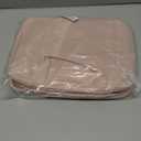 NISHEL Travel Toiletry Bag for women, Portable Hanging Organizer for Full-Sized Shampoo, Conditioner, Brushes Set, Makeup Accessories, Large Size, Pink