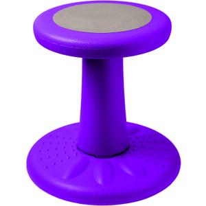 ActiveChairs Kids Wobble Stool, Flexible Preschool & Elementary Classroom Seating, Improves Focus & Posture. ADHD/ADD Wiggle Chair, [Kids Active Fidget Chairs], 14" Stool, Ages 3-7, Purple