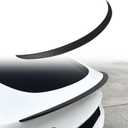 Spoiler Fit for Tesla Model Y 2020-2024, Upgrade ABS Material Rear Spoiler Wing OEM Rear Trunk Lip, Model Y Accessories, Matte Black