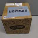 Hazel Quinn Electric Kettle - 1L/34oz Small Tea Kettle, 800W Fast Boil, All 304 Stainless Steel Interior, Double Wall for Cool Touch and Thermal, Auto Shut-Off, BPA-Free, Cordless - Pearl White