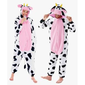 Spooktacular Creations Halloween Dalmatian Dragon Triceratop Unisex Costume, Adult Animal Costume Halloween Costume Party, M