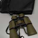 20x50 Binoculars for Adults High Powered, Military Compact HD Waterproof Binoculars with Low Light Vision for Bird Watching Travel Hunting Football Games Stargazing with Carrying Case and Strap(Mud)