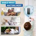 Dwell+Good Door Locks (2-Pack) - Easy To Install Aluminum Home Security Door Locks for Front Door - Child Proof Door Lock for Kids Safety - Withstand 800 lb of Force & Tamper Proof Top Door Lock Latch