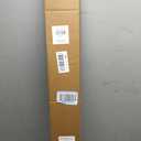 LazBlinds No Drill Blackout Vinyl Mini Blinds, White 35.5"x48"